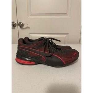 PUMA Tazon Mesh Men’s Cross-Trainer Shoe Size 11 Red Black 18907701